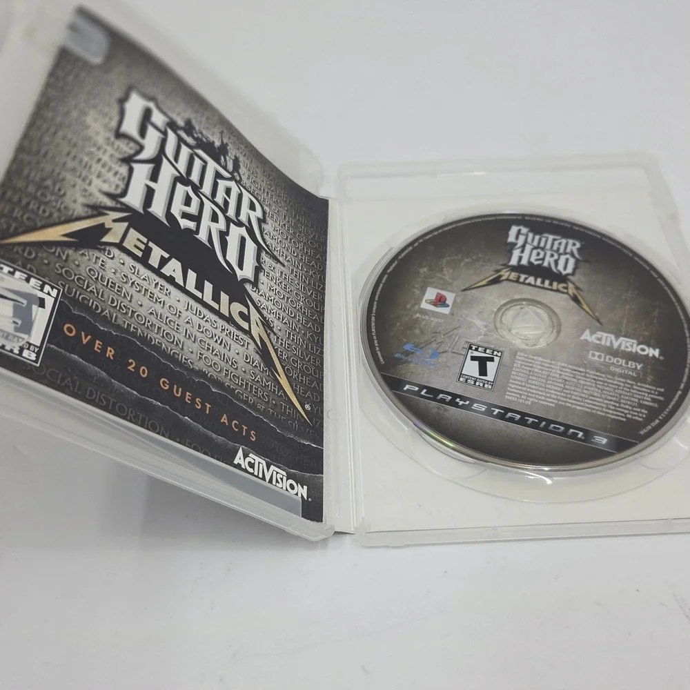 Guitar Hero Metallica PS3 PlayStation 3 Game Complete CIB Tested Clean Disc